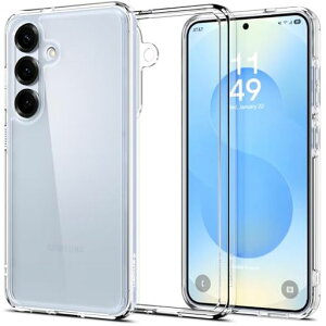 Spigen�y�n��18�N�̋Z�p�́zGalaxyS25�P�[�X�ϏՌ��X�g���b�v�z�[�����ϖh�~�o���p�[���C�����X�[�d�ČRMIL�K�i�E���g���E�n�C�u���b�hACS09006(�N���X�^���E�N���A)