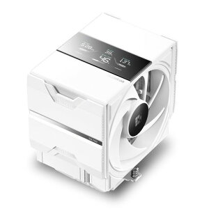 Sudokoo SK700V �z���C�g AM5 CPU�N�[���[:7�q�[�g�p�C�v CPU�G�A�N�[���[(�f�W�^���\���t��)AM5��p - �V���O���^���[PC��p 120mm FDB PWM�É��t�@��&L���[�����b�N�}�E���g