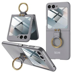 Miimall �Ή� Galaxy Z Flip 6/7 FE�p �P�[�X �J�o�[ �t���ی�t�B�����t���y�J���������Y�ی� ���^ ���y�� �ϏՌ� �����O�t�� ������ �g�ѕ֗��z�X�}�z�P�[�X �M�����N�V�[ Z Flip6 �J�o�[ Samsung Galaxy