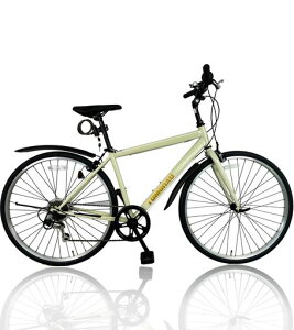 TOMONAUクロスバイク700Cフラットハンドルバー自転車26インチシマノ製6段変速前後キャリパーブレーキ