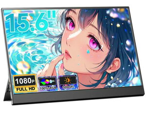 LivElect���o�C�����j�^�[15.6�C���`1920*1080���o�C���f�B�X�v���C�|�[�^�u�����j�^�[IPS�t���p�l��������ʔ��^�y�ʃ}�O�l�b�g�ی�J�o�[�t��USBType-C�~�jHDMI