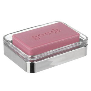 InterDesign\[vfBbVClear/Chrome11.7x8.9x2.9cm24231EJ