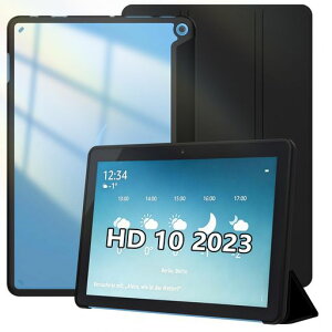 Hianjoo Fire HD 10 2023�N���� �Ή� �P�[�X �^�u���b�g�p�P�[�X Fire HD 10 ��13���� �Ή� �J�o�[ �O�܂� �X�^���h�@�\�t�� �I�[�g�X���[�v�@�\ �S�ʕی� �ϏՌ� ������PC���J�o�[ - ��