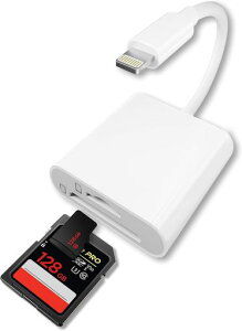 yŐVMFiFؕiziPhoneSDJ[h[_[2in1LightningSDJ[hJ[_[of[^]ʐ^/rfI/t@Cۑݒsv(iPhone/iPad/iOSΉ)