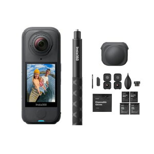 Insta360 X4 Air ���������Y�L�b�g - �y��165g 8K 360�x�S�i�J�����A�����Ȃ����B��_�A�����\�����Y�A�B�e��t���[�~���O�A�E�C���h�K�[�h�����A��u���␳�AAI���ڃA�v��