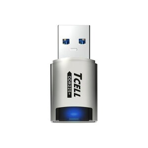 TCELLp_CLXgType-AڑmicroSDJ[h[_[iDDR225[hA2Ήő200MB/s]10GbpsOTGΉUSB-Ausb^WindowsPC/Linux