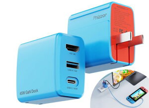 �y2025�N���f���zSwitch�pGaN�[�d�틆�ɂ̏��^���Z�p�h�b�N��p�i�V�^3in1���@TV���[�h�Ή�PSE�F�؍�PD�Ή�45W�}���[�d�������M���\��SwitchLite�EOLED���f��/iPhone/PC�}���`�f�o�C�X�݊�