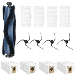 EufyC10���{�b�g�|���@�p���Օi�Z�b�g�t�B���^�[X4���p�b�NX4���[���[�u���VX1�T�C�h�u���VX4�����p�[�c13�_