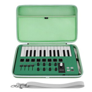Geekria USB MIDI �L�[�{�[�h �R���g���[���[ �n���h�P�[�X Arturia MiniLab 3 / MiniLab MkII 25 Slim-Keyn�ƌ݊������� �n�[�h�V�F�� �g���x�� �L�������O�o�b�O ��񂰃P�[�X