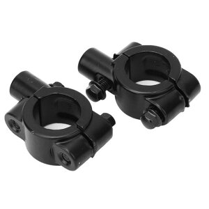 YFFSFDC�o�C�N�n���h���~���[�z���_�[22mm�ėp�}�E���g�z���_�[�A�_�v�^�[�N�����v�������s�v2�Z�b�g(�u���b�N8mm���l�W)