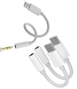 USB-C to 3.5mm�A�_�v�^�[ DAC�C���z���h���O��(3�Z�b�g)AUX�P�[�u���R�l�N�^ Type-C�I�[�f�B�I�W���b�N�R�[�h�X�v���b�^�[ �Ή�Samsung Galaxy S22/S21/S23�A�APixel�A�Ή�iPhone15 Pro