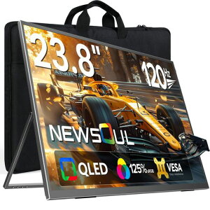 23.8�C���`QLED���o�C�����j�^�[Newsoul���o�C���f�B�X�v���C120HZ��^�����^�у��j�^�[1080P�����^�X�^���h�|�[�^�u�����j�^�W���^75MMVESA�T�u���j�^�W���^HDMI�T�u�f�B�X�v���C�����