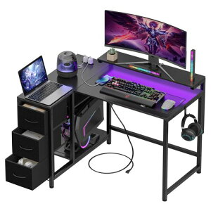 LunarLightPC�p�\�R���f�X�N��108���s80����71.8cm�e�����[�NL�^�f�X�N�E���E�g�݊������R3�i���߃��j�^�[��(10~33.5cm�Ή�)�����o���ƃR���Z���g�t�����[�����Ղ�Q�[�~���O�f�X�N�I�t�B�X�f�X�c