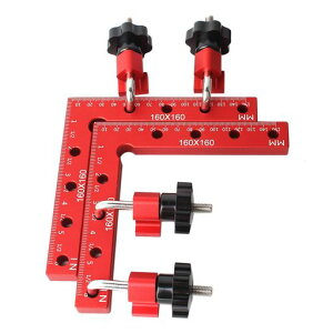 FTtool �y�V�^�z �R�[�i�[�N�����v 90�x 160x160 �A���~�� L�`���p��K inch/mm�ڐ��� DIY�H�� �؍ތŒ� �⏕���� 2PCS ���b�h HRGJ125