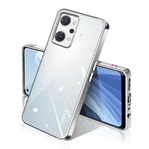 OPPOReno7A9Aケースクリアメッキ加工OPG04A201OPA301OPCPH2353耐衝撃薄型カバーオッポリノ7A9Acase米軍MIL規格SGS認証TPU透明な背面スマホケース衝撃吸収ソフト