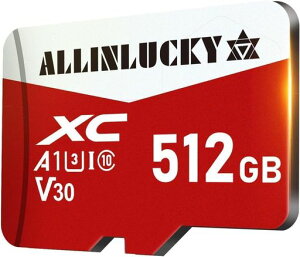 ALLINLUCKY512GBmicrosdJ[h}CNSDJ[hMicroSDXC512GB[J[hf[^]~jSDJ[hP[XtSDϊA_v^