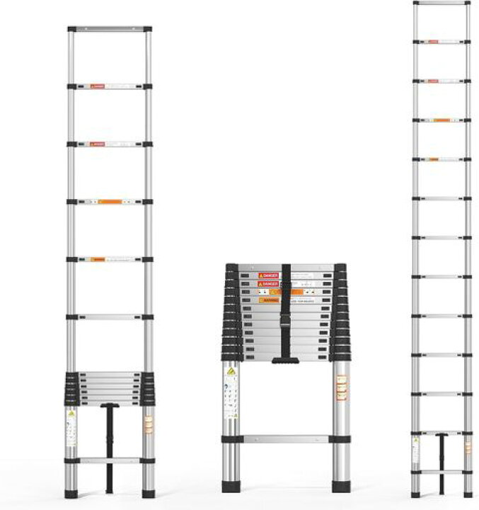 楽天市場】DayPlus伸縮はしご最長5m(16.5ft)折り畳み伸縮梯子多機能 
