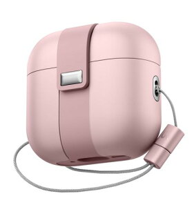 SURITCH ���C�P�[�X �Ή� AirPods 4 (2024),AirPods��4����p�}�O�l�b�g���b�N���o���p�[�P�[�X �X�g���b�v�t�����ȕی�J�o�[(�s���N)