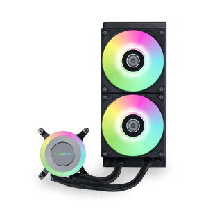LIANLICPUN[[GalahadIILITE240RGBBlack28mmRGBt@LGA1700/LGA1851/AM4/AM5Ή240mmWG[^[27mmLL-GA2L-240R-BK