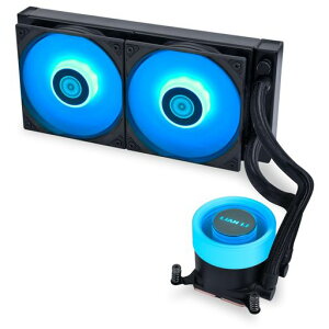 LIANLI����CPU�N�[���[GalahadIILITE240RGBBlack28mmRGB�t�@������LGA1700/LGA1851/AM4/AM5�Ή�240mm���W�G�[�^�[27mm��LL-GA2L-240R-BK