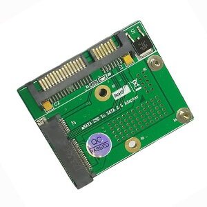 WLGQ mSATA Mini PCIe SSD �\���b�h�X�e�[�g�h���C�u - 2.5�C���`SATA�A�_�v�^�[�J�[�h�B