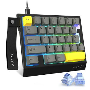 AJAZZAK029�Ў�Q�[�~���O�L�[�{�[�h���J�j�J���L�[�{�[�h���s�b�h�g���K�[�Ή�29�L�[�z�񎥎��Ή�8000Hz�|�[�����O���[�g0.01mmRT���x0.125ms����x���A���~�j�E�������v���[�g5�w�����\��RGB�c