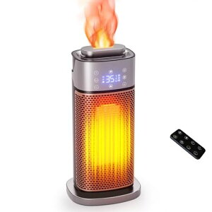 �Z���~�b�N�q�[�^�[1s���g�d�C�t�@���q�[�^�[1200W3�i�K����90°��U��LED�f�B�X�v���C�^�C�}�[�t���]�|OFF�ߔM�ی�PSE�F�؍ς݉ƒ�p(�V���o�[�O���[)