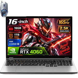 TOPGRO S1 MAX �Q�[�~���O�m�[�gPC RTX4060�Ei7-11370H�E2.5K 165Hz�E������16GB SSD1TB�E�Q�[�~���O�}�E�X�E�}�E�X�p�b�h�E���{��L�[�{�[�h�t�B�����t���E�����\AIPC�E�m�[�g�p�\�R�� 16�C���`