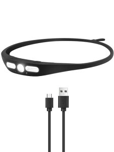 LNGOOR led �w�b�h���C�g �[�d�� USB-C �w�b�h�����v �W�F�X�`���[�Z���T�[ XPG+COB IP6�h�� �A�E�g�h�A �ނ� �T�C�N�����O �W���M���O �o�R ���O ��� �L�����v�p���C�g 62g�y��