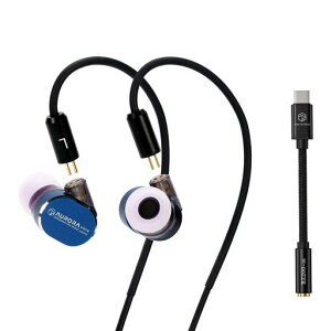 HiFiGo �L���C���z�� �Q�[�~���O�C���z�� �C�����j ROSE Technics Aurora Ultra 1 Planar + 1Dynamic Driver �J�i���^ ���j�^�[�C���z�� Type C-3.5mm�ϊ��A�_�v�^�[�t�� DAC����