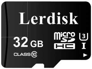 �H�ꉵ�� 32GB Micro SD �J�[�h U3 A1 V30 �N���X 10�A�ǂݎ�葬�x 80+MB/s�A4K �J�����A�Q�[���@�A�h���[���ACCTV �p - SD �A�_�v�^�[�t�� (32GB U3)