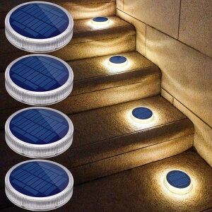 YiLaie�\�[���[���C�g���O�K�[�f�����C�gIP68�h��24LED�g�F�\�[���[���O�K�i���C�g�냉�C�g���z���p�l���[�d�����_��/�������֐��ʘH�ԓ��Ő����ԏ�ɍœK(4�Z�b�g)