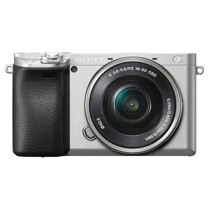 SONY(�\�j�[) APS-C �~���[���X���J���� ��6400 �p���[�Y�[�������Y�L�b�g(���������Y:SELP1650) �V���o�[ ILCE-6400L S