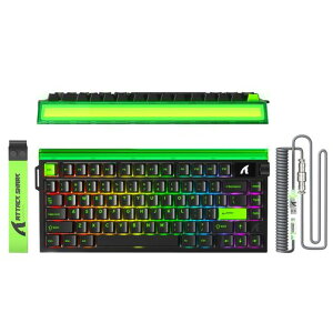 ATTACKSHARKR85HE�Q�[�~���O�L�[�{�[�h�L�����s�b�h�g���K�[���C�X�C�b�`75%�z�񃉃C�g�t���[������8000Hz�������|�[�����O���[�g256K�X�L�������[�gRT0.005mm�����x���̓A���~�v���[�g