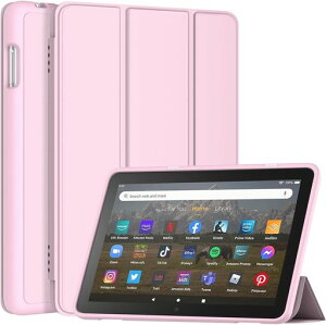 amazon fire hd 8 & 8 Plus �J�o�[ �P�[�X 2024/2022/2020 fire hd 8 & 8 Plus 12����/10���� �ی� �J�o�[ �O�܂�X�^���h �y�� �y�� �I�[�g�X���[�v�@�\�Ή� �ϏՌ� �Ή� fire hd