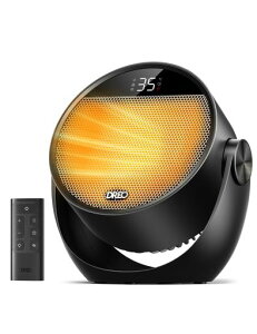 DREO (�h���I) �q�[�^�[ �����E�r�� �n�C�p���[ 800W~1200W 15.5 ���Ή� �É� ���d���S �ߔM�ی� �P�����[�h 12 ���ԃ^�C�}�[ ���r���O�E�Q���E�������[���E�I�t�B�X�E���ȂǑ��V�[�� ����