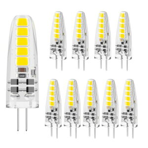 DiCUNO G4���� LED�d�� �����F 2W 20W�n���Q���d������ ������Ή� 185lm 5000k LED���C�g AC/DC 12V �S���� �L�z�� �ȃG�l 10��