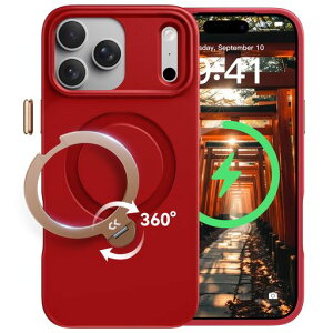 CASEKOO iPhone 18Pro/17 Pro �p �P�[�X�y2026�ō�����&��_360�x��]�zMagSafe�Ή� �ČRMIL�K�i 360°�S�����ϏՌ� ���c���� �ϏՌ� MagSafe�Ή� �}�b�g�d�グ ���ϖh�~ ���C�����X�[�d�Ή�