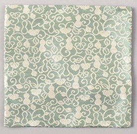 淡々斎好写　瓢唐草裂　古帛紗