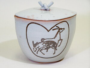 御本手 菱馬 水指     西尾香舟 造