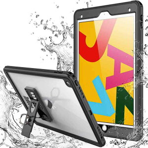 iPad 10.2 �P�[�X �h�� ipad ��9���� ��8���� ��7���� �J�o�[ �S�ʕی� �ϏՌ� �h�o ���^ �y�� �X�^���h�@�\ �X�g���b�v�t�� IP68�h���K�i �����C �A�E�g�h�A ipad 7/ipad 8 /ipad9 �h���P�[�X Temdan