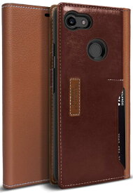 Google Pixel 3 XL ケース 手帳型 耐衝撃 衝撃吸収 マグネット なし 手帳 レザー カバー カード 収納 付 OBLIQ K3 Wallet [ Google Pixel3 XL グーグル ピクセル 3 XL ]