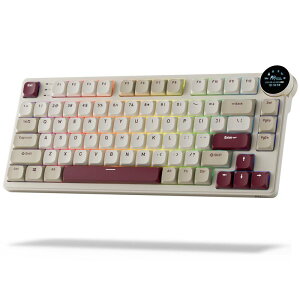 RK ROYAL KLUDGE N80 JjJL[{[h (X}[gfBXvCƃmut)Agbv}Eg 75% CX JjJL[{[h BT/2.4G/USB-CAzbgXbv\A\tgEFAT|[gA80