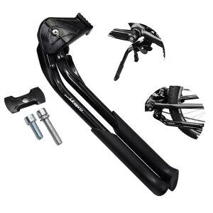 Litepro ユニバーサル自転車キックスタンド、セントラル自転車キックスタンド - 調整可能な長さ、20〜29インチの自転車用の二重折りたたみ脚