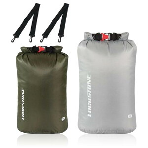 TRAVICE 防水バッグセット サウナ スパ 温泉 銭湯 ジム プール アウトドア キャンプ 海 山 川 登山 旅行 マリンスポーツ 釣り サイクリング ランドリーバッグ 防災バッグ 洗濯 持ち運 びショル