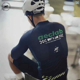 サイクリング　ウェア　スーツ AEC サイクリングジャージ メンズ＆ レディース 2024年 長袖 ロード マウンテンバイク プロ 仕様 通気性 ブラック aeclab