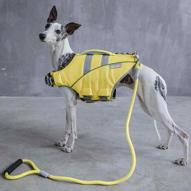 ペット用品 犬用 ライフジャケット 小型犬 中型犬 大型犬 ラブラドール ゴールデンレトリバー 救生衣 浮き輪 泳ぎ 練習用 補助具 水遊び 川遊び 海水浴 安心 安全 装着簡単 脱げにくい フィット感 ペット用 フローティングベスト マリンスポーツ 事