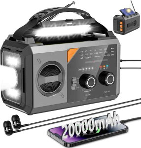 yMETIF؍ 20000mAheʁz hЃWI \[[WI 񂵃WI AM/FMΉ Type-C[d X}z[d Bluetooth5.3 Xs[J[ RpX SOSA[gt LEDCg |[^uWI d 