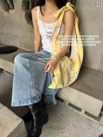 レディース　バッグ　カジュアル IN choose u Xiaoxiaojia 2024 夏 韓国 カジュアル キャンバス バッグ ショルダーバッグ クロス ボディバッグ