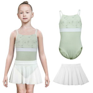 バレエ レオタード 子供 キッズ 巾着 バレエ用品 スカート付き レッスン着 子供レオタード ストレッチ 伸縮 おしゃれ 練習 新体操